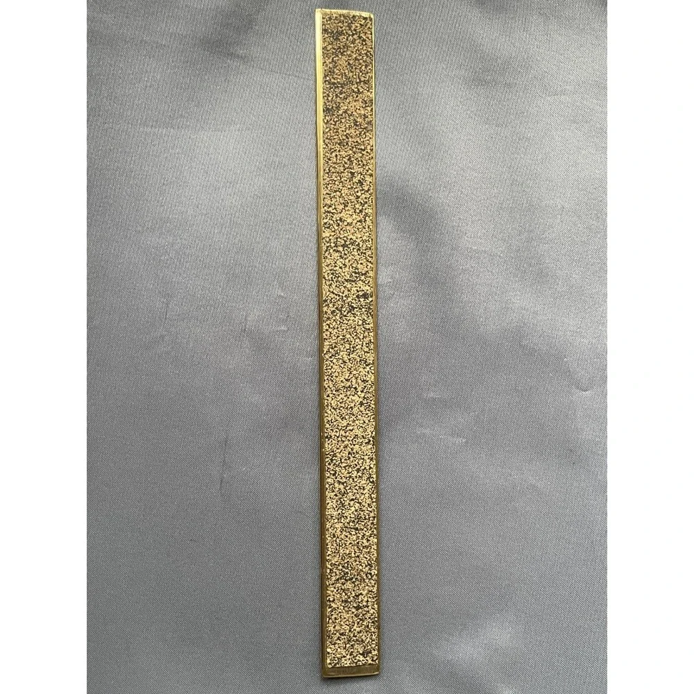 Nice Vintage Heavy Brass Ruler 12